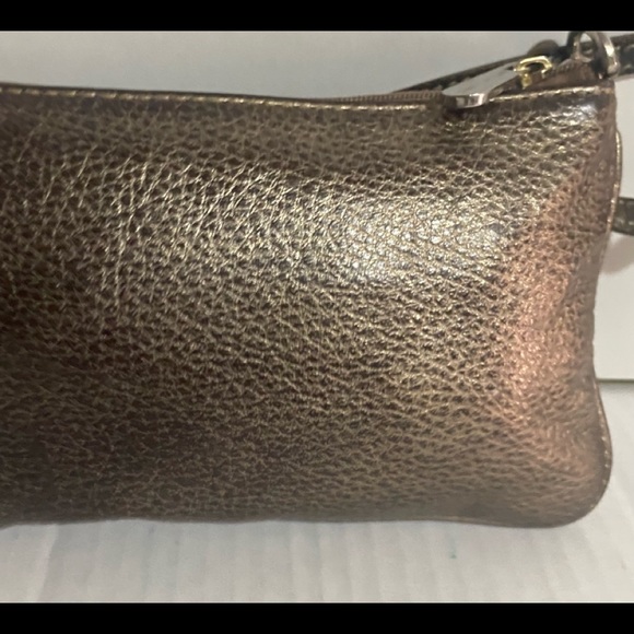 Michael kors small bronze distressed leather bag - Picture 5 of 9